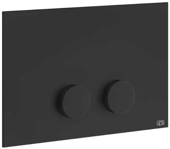 Gessi Anello Total Look Plaques de commande pour Geberit SIgma 8 e Sigma 12 Noir XL