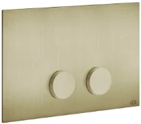 GESSI Anello Total Look Plaques de déclenchement pour Geberit SIgma 8 e Sigma 12 Brushed Brass PVD