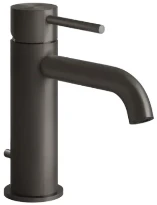 Gessi Flessa Mitigeur lavabo, avec vidage et flexibles de raccordement. Black Metal Brossé PVD