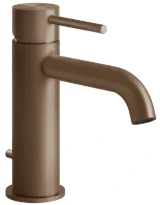 GESSI Flessa Mitigeur lavabo, avec vidage et flexibles de raccordement. Cuivre Brossé PVD