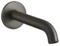 Gessi Flessa Bec de lavabo mural moyen Black Metal Brossé PVD