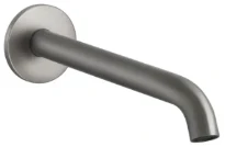 Gessi Flessa Bec de lavabo mural long Steel Brushed