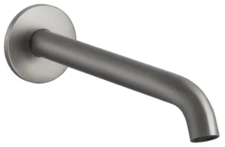 Gessi Flessa Bec de lavabo mural long Steel Brushed