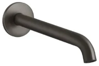 Gessi Flessa Bec de lavabo mural long Black Metal Brossé PVD