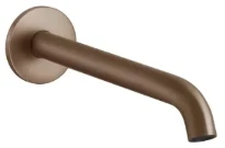 GESSI Flessa Bec de lavabo mural long Cuivre Brossé PVD