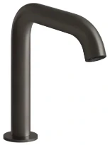 GESSI Flessa Mitigeur lavabo electronique fourni avec 2 robinets sous-lavabo pourcontrôle de la température et du débit. FLESSA. Black Metal Brossé PVD