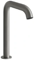 GESSI Flessa Mitigeur lavabo electronique fourni avec 2 robinets sous-lavabo pourcontrôle de la température et du débit. FLESSA. Steel Brushed