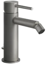 GESSI Flessa Mitigeur bidet, avec flexibles de raccordement et vidage. Steel Brushed