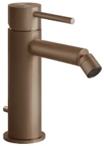 GESSI Flessa Mitigeur bidet, avec flexibles de raccordement et vidage. Cuivre Brossé PVD