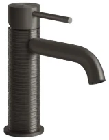 Gessi Trame Mitigeur lavabo, sans vidage, avec flexibles de raccordement. Black Metal Brossé PVD