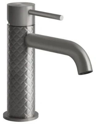 Gessi Gessi316 mitigeur lavabo sans vidage - Steel Brushed