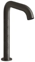 GESSI Intreccio Mitigeur lavabo electronique fourni avec 2 robinets sous-lavabo pourcontrôle de la température et du débit. INTRECCIO. Black Metal Brossé PVD