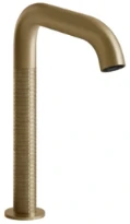 GESSI Meccanica Mitigeur lavabo electronique fourni avec 2 robinets sous-lavabo pourcontrôle de la température et du débit. MECCANICA. Warm Bronze Br. PVD