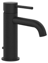 GESSI Cesello Mitigeur lavabo, avec vidage et flexibles de raccordement. Noir XL