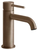 GESSI Cesello Mitigeur lavabo, sans vidage, avec flexibles de raccordement. Cuivre Brossé PVD