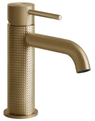GESSI Cesello Mitigeur lavabo, sans vidage, avec flexibles de raccordement. Warm Bronze Br. PVD