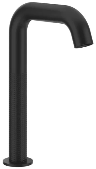 GESSI Cesello Mitigeur lavabo electronique fourni avec 2 robinets sous-lavabo pourcontrôle de la température et du débit. CESELLO. Noir XL