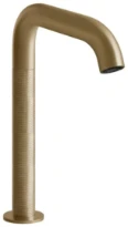 GESSI Cesello Mitigeur lavabo electronique fourni avec 2 robinets sous-lavabo pourcontrôle de la température et du débit. CESELLO. Warm Bronze Br. PVD