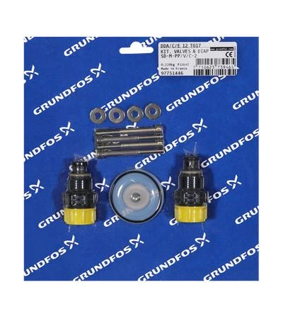 GRUNDFOS WSS Kit, valve/diaph. SD-M-PP/V/C-2