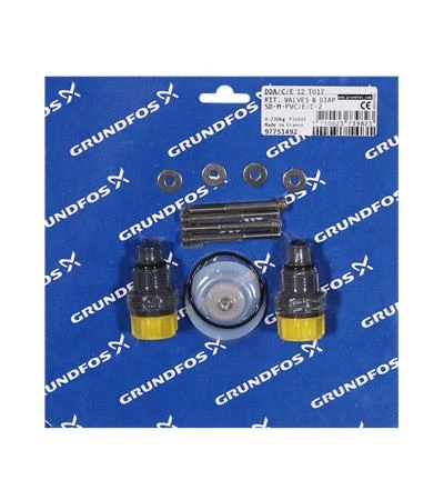 GRUNDFOS WSS Kit, valve/diaph. SD-M-PVC/E/C-2