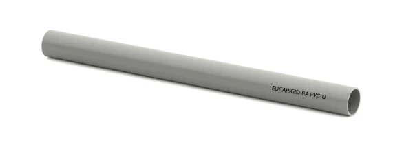 Eupen Eucarigid-RAB PVC tuyeau avec manchon 90 x 3,0 mm (longueur 0,5 m) - gris - pris par pièce