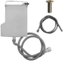 GESSI Bath316 Système de récupération eau pour flexible de douchette bain-douche. Non compatible avec 01669, 01658, 01663 et 01664. Warm Bronze Br. PVD
