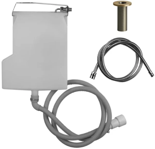PF54592#726 GESSI Bath316 Uittrekbare handdouchekit. Niet geschikt voor artikels 01669, 01658, 01663, 01664. Warm Bronze Br. PVD