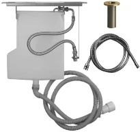 GESSI Bath316 Système de récupération eau pour flexible de douchette bain-douche. Non compatible avec 01669, 01658, 01663 et 01664. Warm Bronze Br. PVD