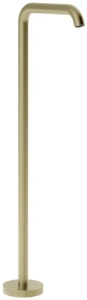 Gessi Bath316 Bec de baignoire au sol. À compléter par commande séparée laiton brossé PVD