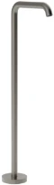 GESSI Bath316 Bec de baignoire au sol. À compléter par commande séparée Steel Brushed