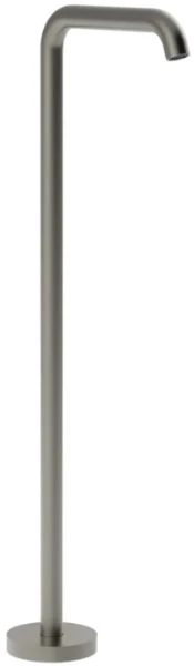 GESSI Bath316 Bec de baignoire au sol. À compléter par commande séparée Steel Brushed