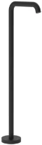 Gessi Bath316 Bec de baignoire au sol. À compléter par commande séparée Noir XL