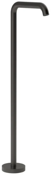 GESSI Bath316 Bec de baignoire au sol. À compléter par commande séparée Black Metal Brossé PVD
