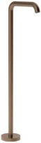 Gessi Bath316 Bec de baignoire au sol. À compléter par commande séparée Cuivre Brossé PVD