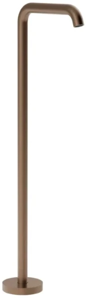 Gessi Bath316 Bec de baignoire au sol. À compléter par commande séparée Cuivre Brossé PVD