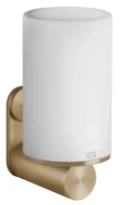 GESSI 316Accessories Porte-verre mural blanc. Warm Bronze Br. PVD