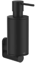 GESSI 316Accessories Distributeur de savon liquide mural noir. Noir XL