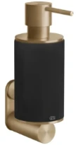 GESSI 316Accessories Distributeur de savon liquide mural noir. Warm Bronze Br. PVD