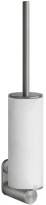 GESSI 316Accessories Porte-balayette mural blanche. Steel Brushed