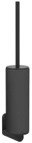 GESSI 316Accessories Porte-balayette mural noir. Noir XL