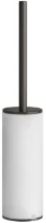 Gessi 316Accessoires Porte-brosse à poser blanche. Black Metal Brossé PVD