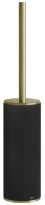 GESSI 316Accessories Porte-balayette à poser noir. Brushed Brass PVD