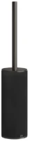 GESSI 316Accessories Porte-balayette à poser noir. Black Metal Brossé PVD