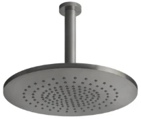 Gessi Shower316 douche de tête plafond orientable. Steel Brushed
