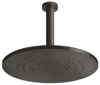 Gessi Shower316 douche de tête plafond orientable. Black Metal Brossé PVD