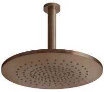 Gessi Shower316 douche de tête plafond orientable. Cuivre Brossé PVD