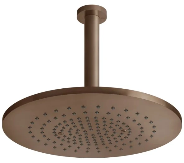 Gessi Shower316 douche de tête plafond orientable. Cuivre Brossé PVD