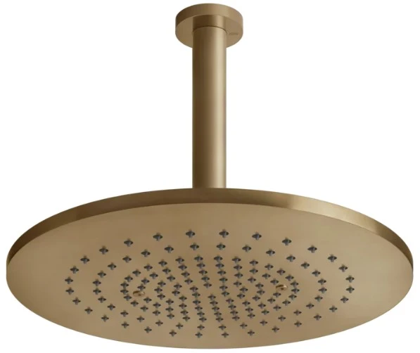 Gessi Shower316 douche de tête plafond orientable. Warm Bronze Br. PVD