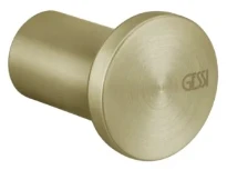 Gessi 316Accessoires Patère murale laiton brossé PVD