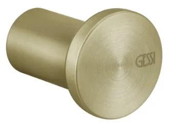 Gessi 316Accessoires Patère murale laiton brossé PVD